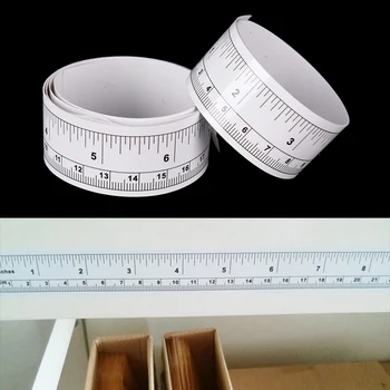 

90cm Vinyl Metric Measure Soft Ruler Tape DIY Self Adhesive Measuring Tape Sticker Home Sewing Tool Accessory