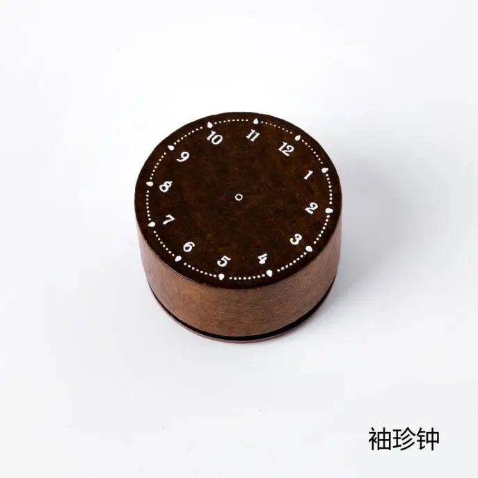 I Винтажная Луна Дата птицы astrolabe украшение штамп деревянные резиновые штампы для stationery канцелярские принадлежности DIY ремесло Стандартный штамп - Цвет: I