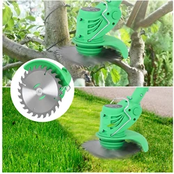 Tondeuse à gazon circulaire en métal Durable, 6 pouces, 150mm, 24 dents, lame de scie ronde, accessoire de débroussailleuse électrique pour jardin et Agriculture 