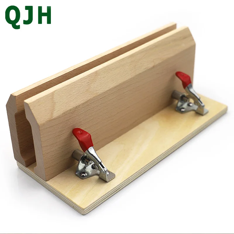 

Hand-stitched Sewing Leather Craft Table Pony Clamp Leather Stitching Tool DIY Leather Pony Beech Wood tool