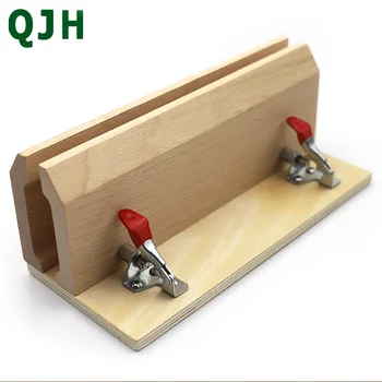 

Hand-stitched Sewing Leather Craft Table Pony Clamp Leather Stitching Tool DIY Leather Pony Beech Wood tool