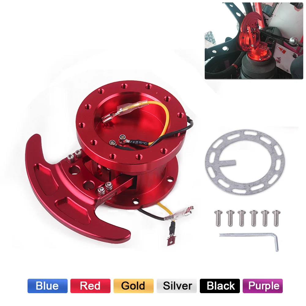 

High WORKS BELL Tilt Racing Steering Wheel Quick Release Hub Kit Adapter Body Removable Snap Off Boss Kit RS-QR006