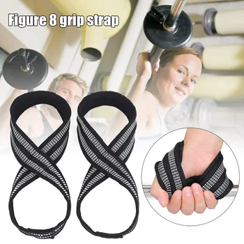 

Figure 8 Fitness Straps Deadlift Lifting Weightlifting Grip Straps for Sports FH99