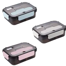 Boxes Bento-Box-Storage Snacks Lunch-Box Food-Container Microwave Plastic Travel Heating