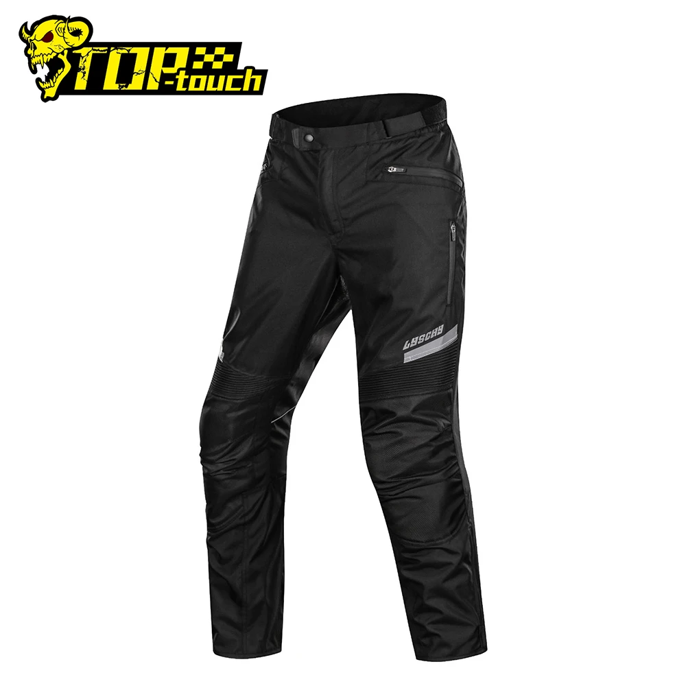 LYSCHY Waterproof Motorcycle Pants Winter Men Motorbike Riding Chaqueta Moto Pants  Motorcycle Protective Gear Armor Pants