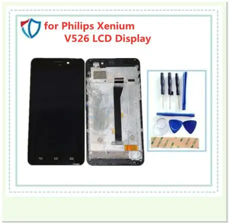 ЖК-дисплей 5 0 дюйма для Philips Xenium V526 с сенсорным экраном и дигитайзером