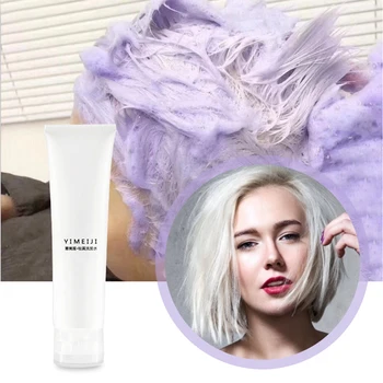 

100ml Blond Purple Toning Hair Shampoo Remove Yellow Purple Toner To Silver ash Blonde Bleached Gray Hair Dye Remove Yellow