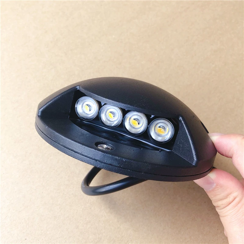 1PCS LED Deck Lamp 2W 3W 4W AC110V 220V/ 12VDC Floor Stair Steps Road Buried Yard Spotlight Landscape Outdoor Foot Lighting 5