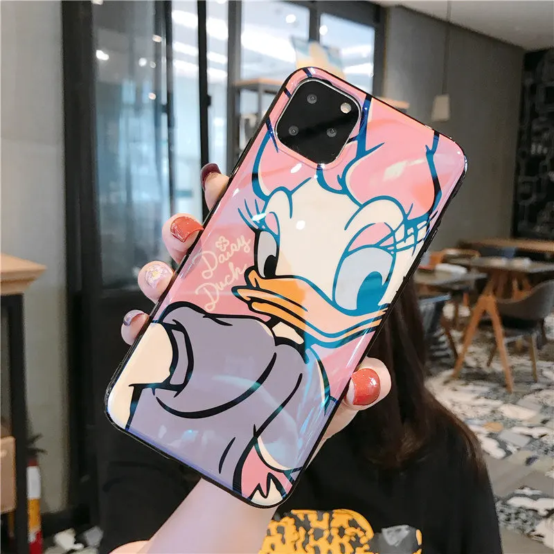 Модный чехол Blue Ray для iPhone 11 Pro, мягкий силиконовый чехол с милым рисунком Минни Маус для iPhone 7 8 6 S Plus X XR Xs Max, чехол - Цвет: 5