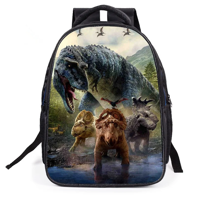 

Dinosaur World Backpack Model Animal Anime Jurassic Dragon School Bags Toddlers Boys Girls Teenager Mochila Toys Gift