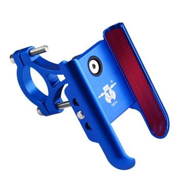 

Scratch Resistant Shock Proof Anti Slip Motorcycle Electric Vehicle Stand Universal Mobile Phone Holder Spiral Aluminium Alloy