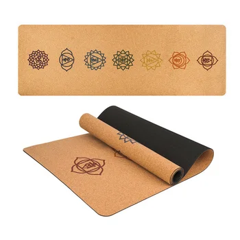 

183X68cm naturalny korek mata do jogi TPE 5mm Fitness gym mata antypoślizgowa gimnastyka Pad mata do pilatesu ćwiczenia treningo