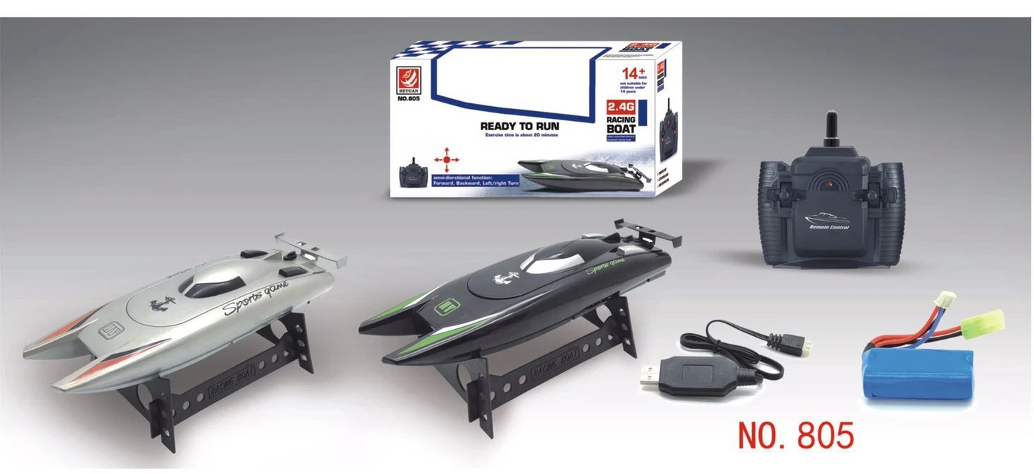 4 Channels RC Boats Plastic Electric Radio Remote Control High Speed Boat Twin Motor Racing Boat Speedboat Kid Chirdren Toy 4