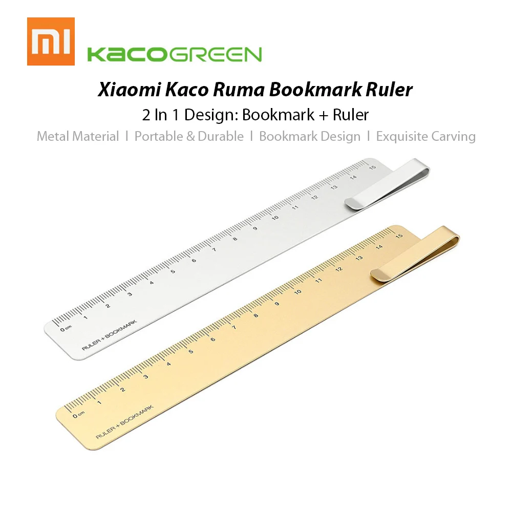 

Hot Xiaomi Mijia Kaco Metal Rule 15cm Straight Sewing Foot Stainless Steel Tool Precision for Office Travel