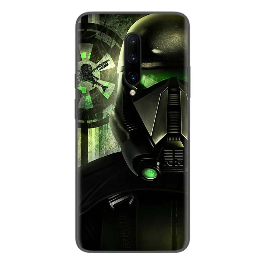 Звездные войны черный чехол для Oneplus 7Pro 1+ 7 Pro 6 6T 5 5T 3T художественный подарок узорчатый мягкий чехол для телефона