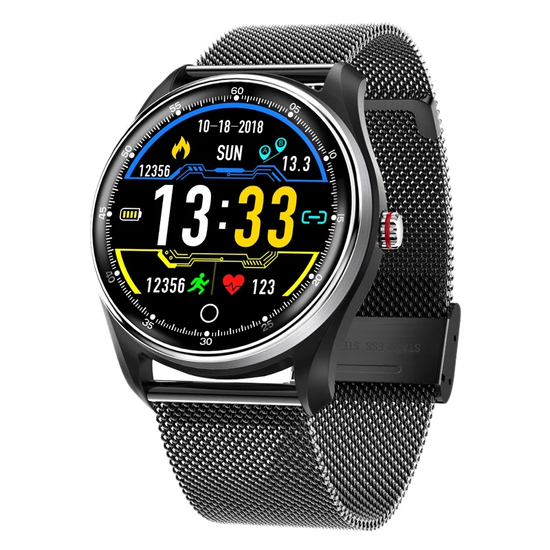 

ABKT-MX9 ECG Smart Watch Blood Pressure PPG Heart Rate Blood Pressure Monitor Multi-Languages Smartwatch Sports Watch for Men Wo