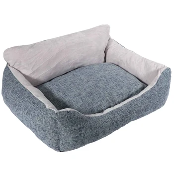 

HOT-Pet Sofa Beds Dogs Soft Warm House Cat Bed Premium Bedding for Puppy Cat Sleeping Cushion Warm Cat Bed House