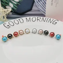 10pcs/Lot Pearl Earrings Anti-allergic Earring Earring Materials DIY Handmade Earring Accessories Basic Accessories Alloy Charm
