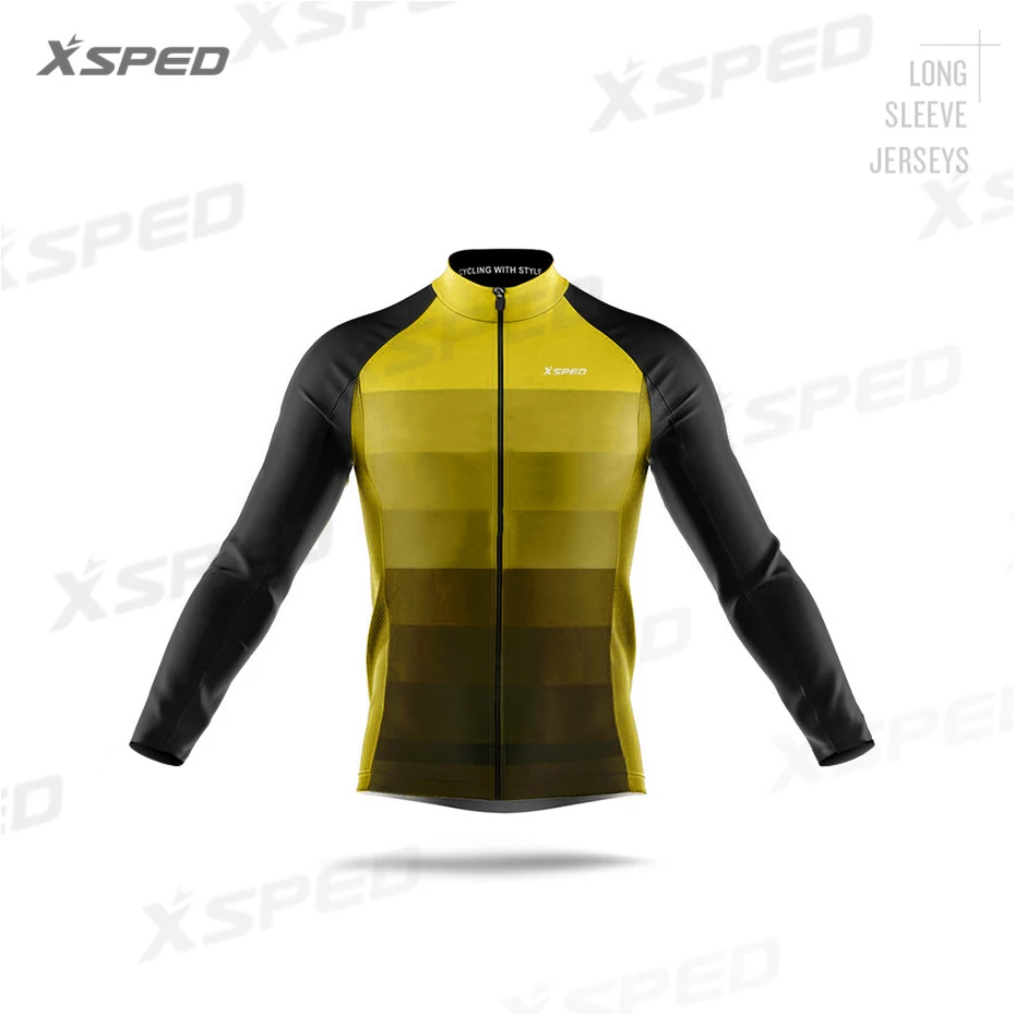 Велосипедная футболка с длинным рукавом, набор Pro Team MTB, Мужская одежда, весна-осень, профессиональная командная форма, одежда для шоссейного велосипеда, быстросохнущая - Цвет: Cycling Jerseys