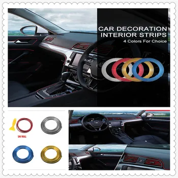 

5M Car Styling Interior Accessories Strip Sticker For Jeep Renegade Cherokee Wrangler Compass Patriot Santafe i20 i30