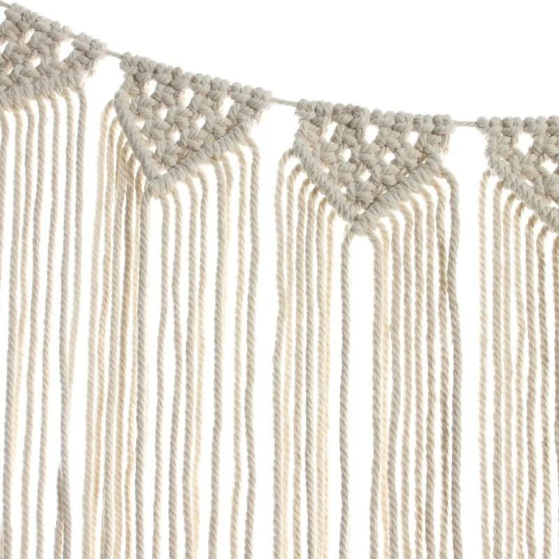 

Macrame Woven Wall Hanging Boho Chic Bohemian Home Geometric Art Decor Beautiful Apartment Dorm Room Decoration