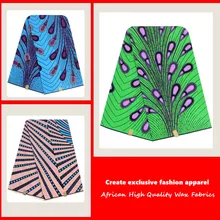 Африканская Высококачественная Анкара 6 ярдов голландский воск ткани печати шитье печатных супер Nederland воск платье ткани нигерийское