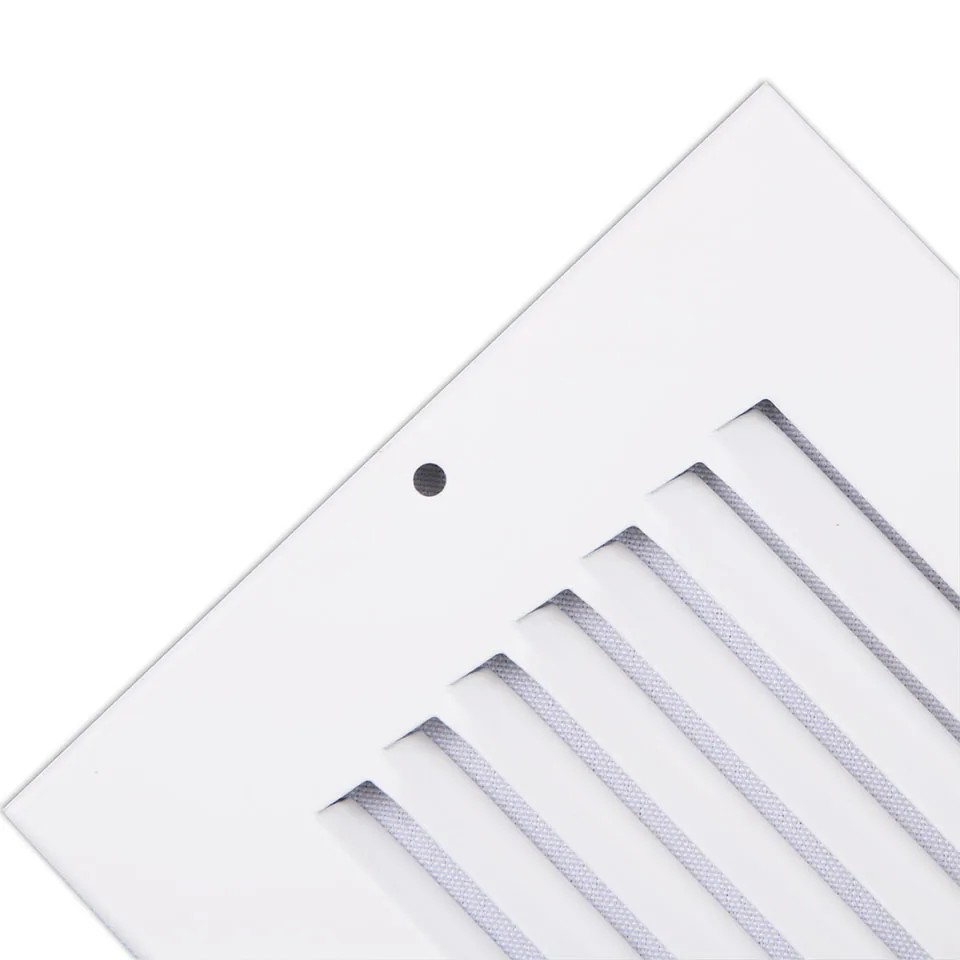 W" x H4" стальные белые готовые обратные воздушные решетки потолочное вентиляционное отверстие потолочный кожух воздуховода воздушный регистр вентиляционные решетки