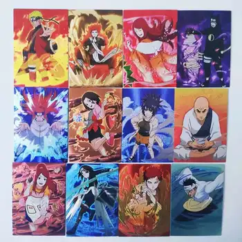

48pcs/set Naruto Uchiha Sasuke Uchiha ObitoJiren Splicing card Game Action Toy Figures Commemorative Edition Collection Cards