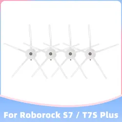 Reemplazo de cepillo lateral de 5 brazos para Xiaomi Roborock S7 T7S Plus, accesorios de repuesto para Robot aspirador, paquete blanco y negro