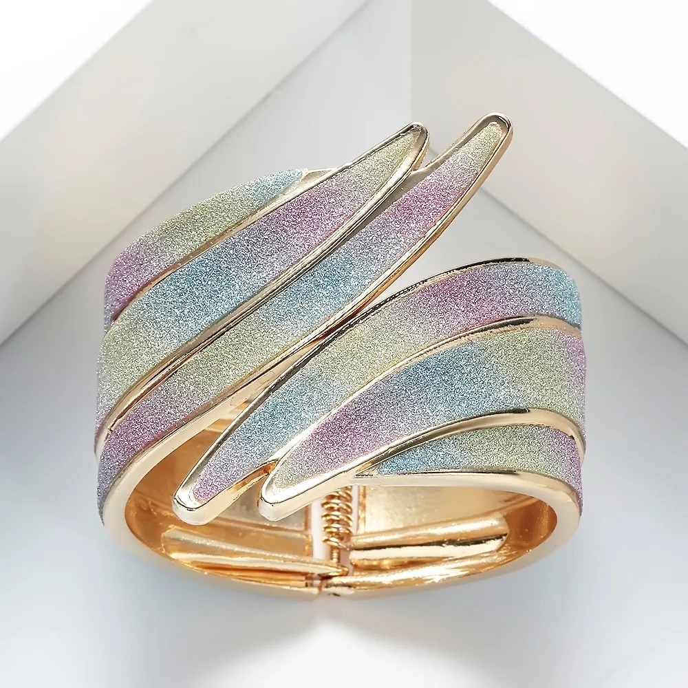 Metal Cuff Bangle Bracelets For Women