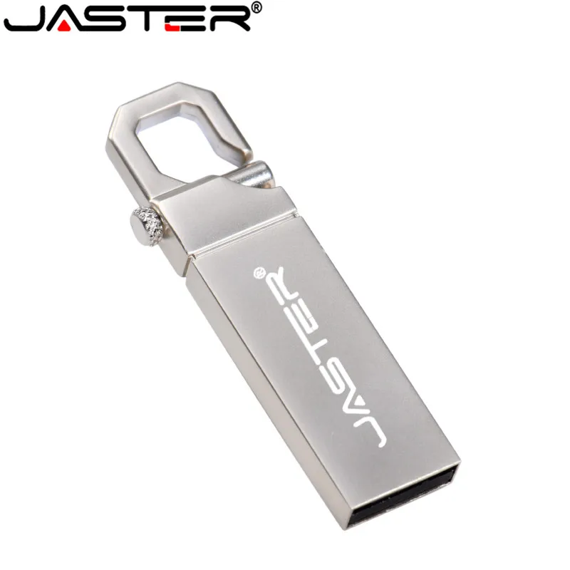 Лидер продаж супер мини металлический USB флеш накопитель JASTER с карабином 4 Гб 8 ГБ