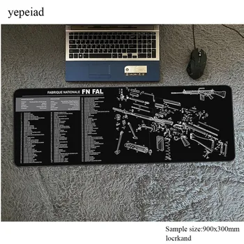 

ar 10 pad mouse 90x30cm computer gamer mouse pad AK 47 padmouse big ar 15 mousepad ergonomic gadget office desk mats