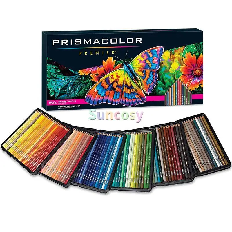 Premier Soft Core Colored Pencils 150 Multi Colored Pencil,Prismacolor  Premier Coloured Pencils 48 72 150 Set Big Core Blending, - AliExpress