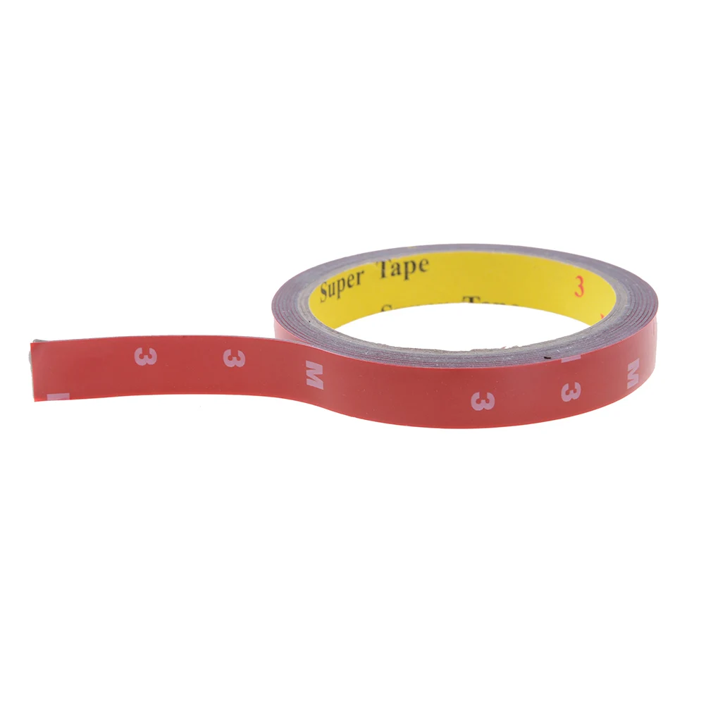 6mm 3M Strong Permanent Acrylic Foam DoubleSided Adhesive Glue Tape Sticky With Red Liner High Quality | Обустройство дома