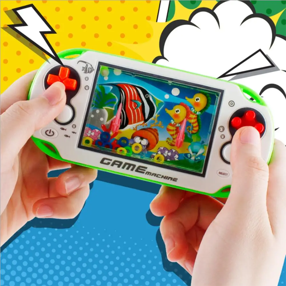 

1pc HOT Cultivate Kid Thinking Ability Toys Water Ring Toss Child Handheld Game Machine Parent-Child Interactive Retro Game Toys