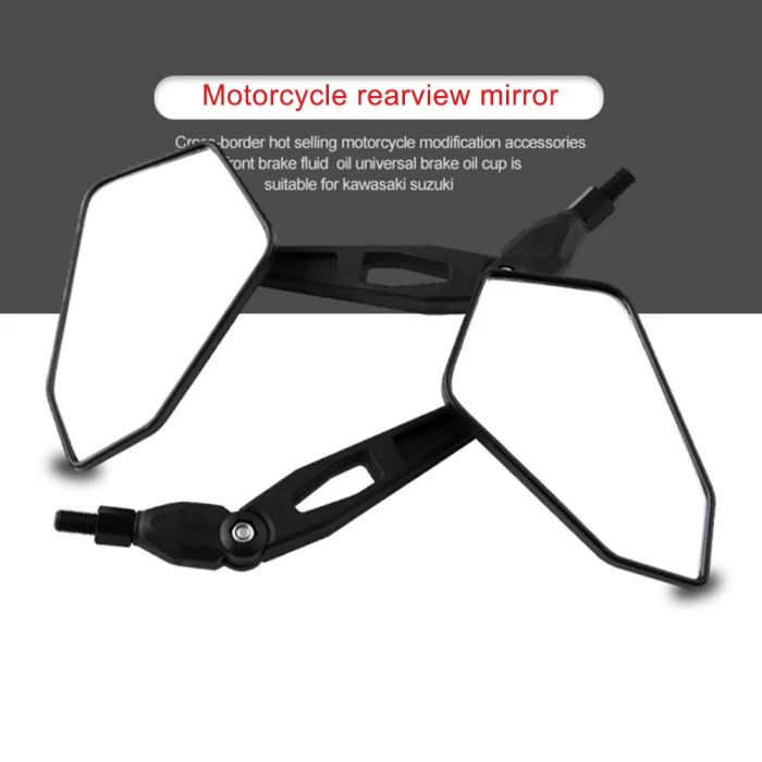 Горячая 1 пара зеркало черное стильное красивое зеркало мотоциклетные зеркала заднего вида J99