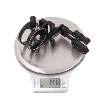 

Accessories Compound Bow Sight Parts 5 Pin Archery Adjustable Clear scale