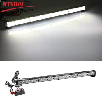 

Led Flash Car Strobe Light Bar 12V 24W 24LED Car Led Light Bar Universal for Boat Truck ATV SUT Roof Flashing Warning Light Bar