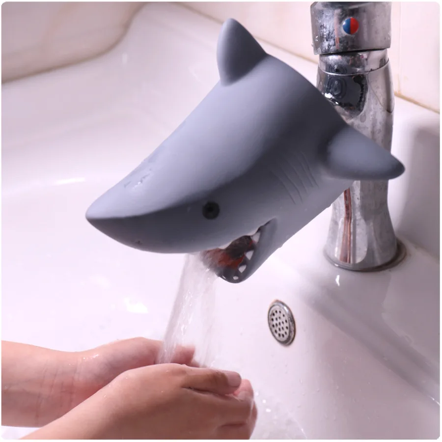 Милый детский кран удлинитель водосберегающая мультяшная насадка на кран удлинитель инструмент поможет детям мыть руки ванная комната кухонный инструмент