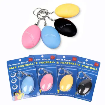 

50pcs Children Woman Girls Self Defense Alarm SOS warming Personal keychain against intruders Safety Scream Loud free shipping