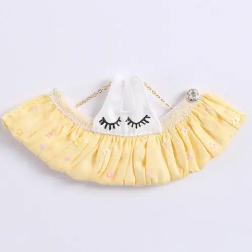 Новинка OB BJD Милая юбка/футболка платье куклы одежда для ob11, obitsu11, molly, 1/12 bjd куклы аксессуары Одежда - Цвет: yellow skirt