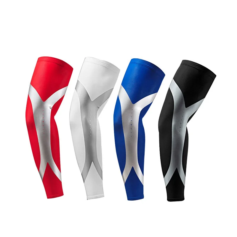 

Cross Border Energy Article Arm Guard Lengthen Cuff Elasticity Breathable Basketball Sports Elbow Guard Arm Guard Wholesale Cust