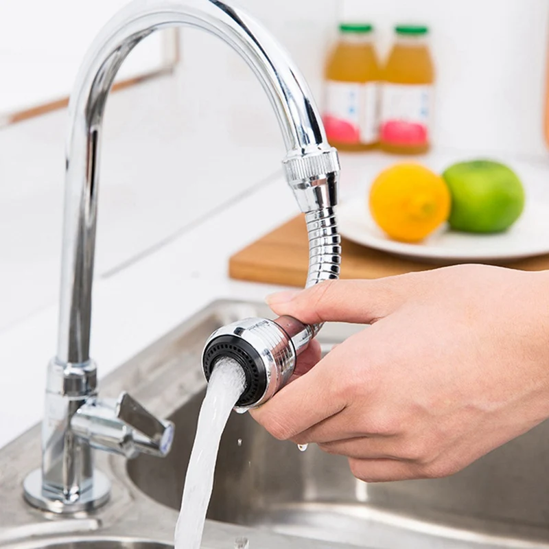

Plastic 360 Spray Sink Head Kitchen Tap Water Saving Faucet Filter Faucet Extender 2019