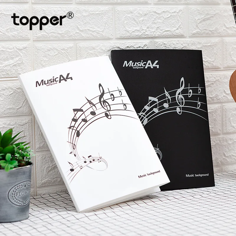 

FIle fplders Six-page music sheet folder Folder stationery sheet music folder piano sheet music Display book