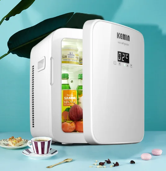Small home office car single skin care cosmetics freezer special mask small refrigerator J03
