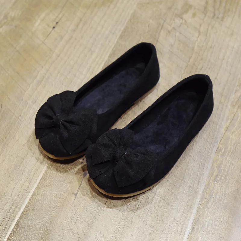 Suede Kids Loafers Girls Princess Shoes