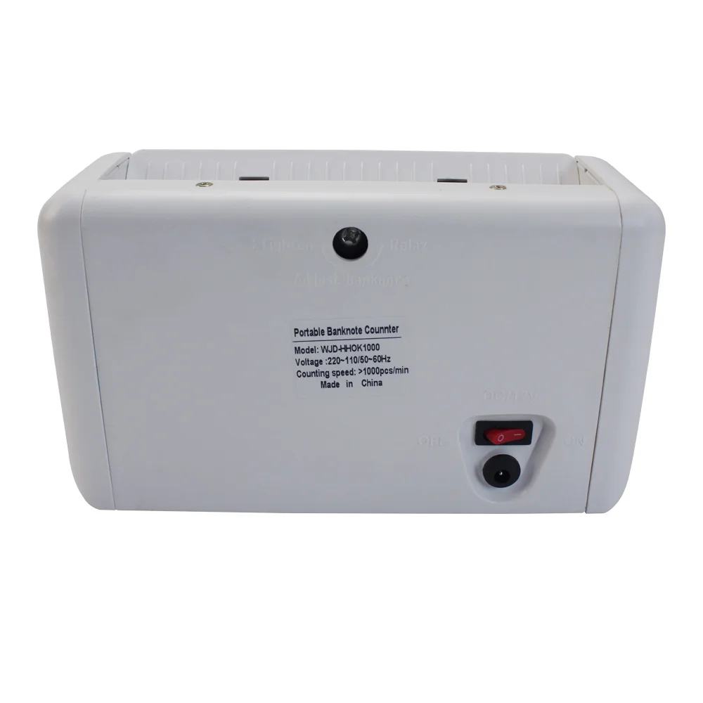 K-1000 Portable Money Counter With Rechargeable Battery Mini Bill Counter Portable Money counting Machine
