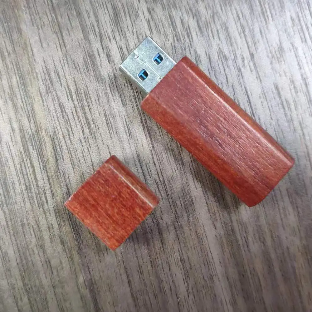 3,0 деревянная Флешка usb флэш-накопитель - Цвет: Red Wooden