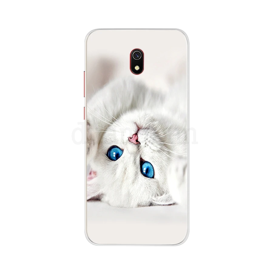 Чехол для Xiaomi Redmi 8A, чехол, силиконовый чехол для телефона, для Xiaomi Redmi 8A A8, чехол, яркий чехол, чехол для Xiaomi Redmi 8A, чехол - Цвет: Молочно-Белый