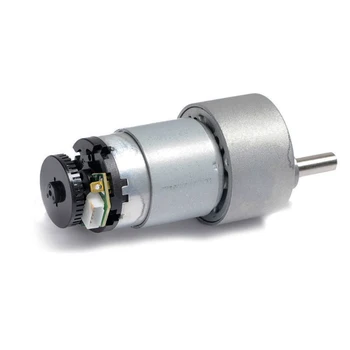 

M28N Encoder Disk Motor With 545 Motor Gearbox 24V 300rmp DC Gear Motor DIY Car Model Accessories, Reduction Ratio 1: 30